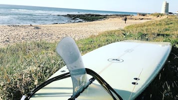 Vlak bij het strand
