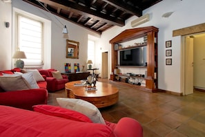 Smart TV, DVD player, books, stereo - Ripa Terrace apartemnt in Trastevere district (Roma)