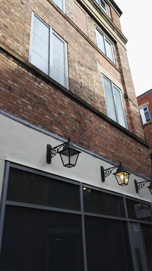 Exterior detail - Modern Loft apartment with lift access in central York, sleeps up to six (York)