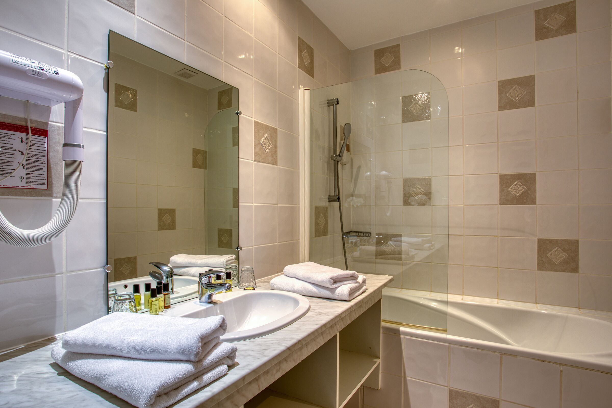 suite | bathroom | free toiletries, hair dryer, towels, soap