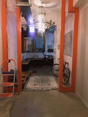 Interior entrance