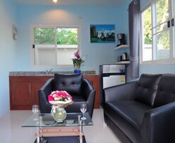 ヴィラ 1 ベッドルーム | リビングルーム | 液晶テレビ