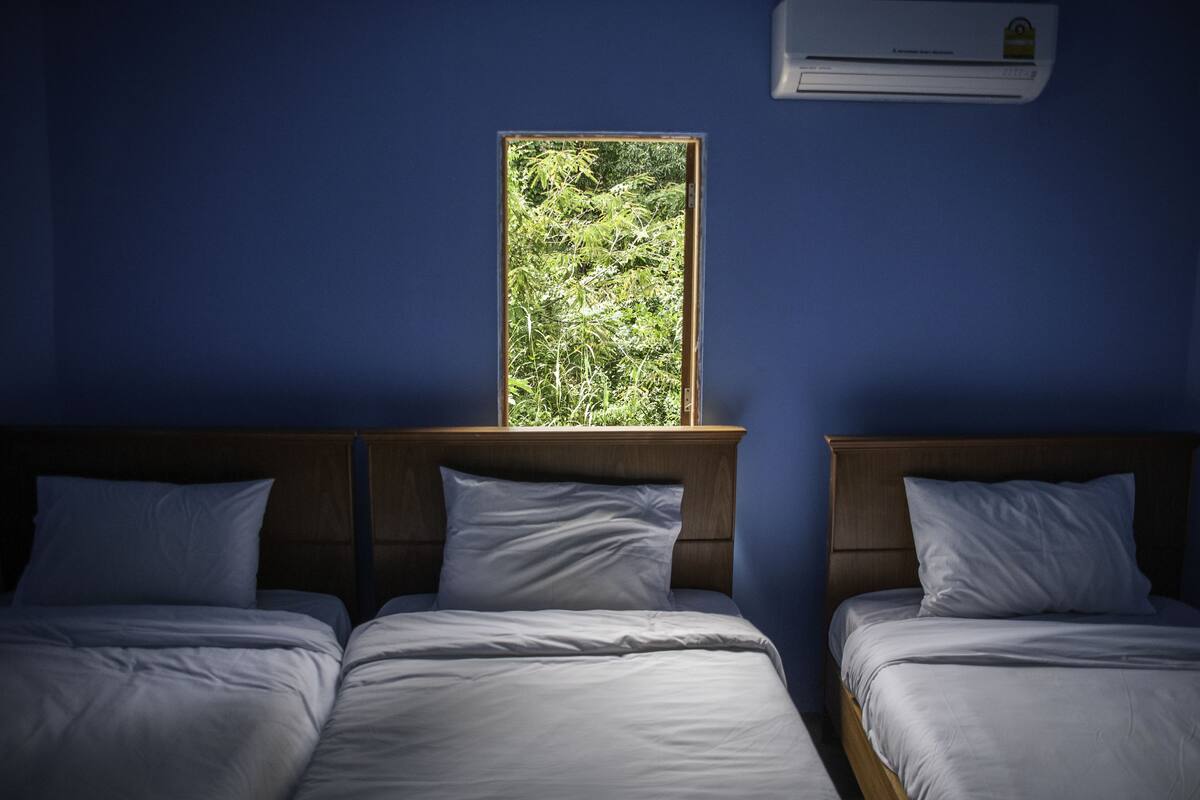Basic Triple Room, 3 Single Beds, Non Smoking