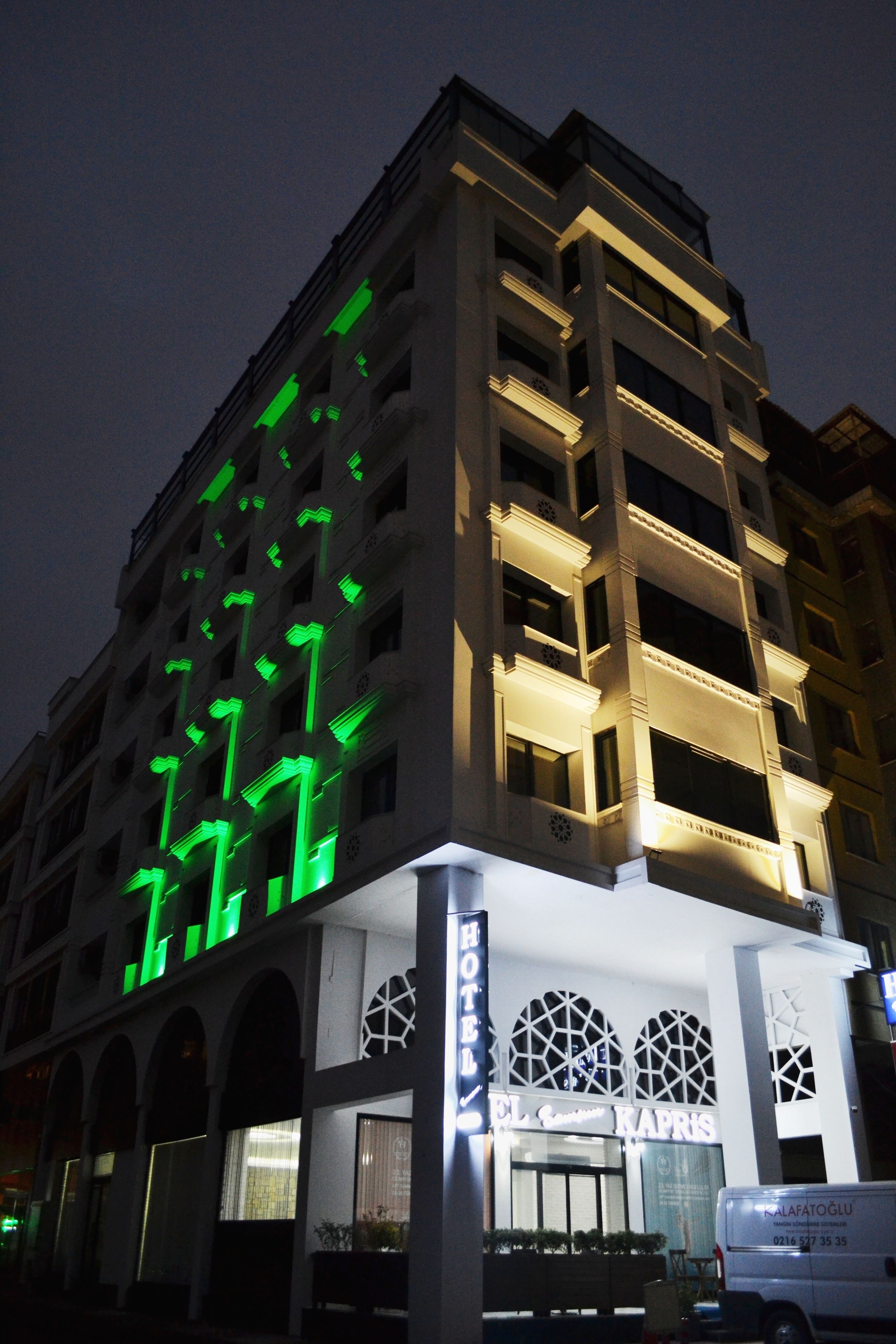 Front of property - evening/night