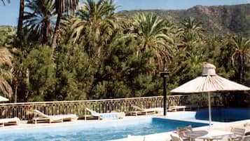 Outdoor pool, a natural pool