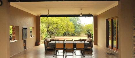 Chalet, 4 Bedrooms (Leadwood Lodge) | Terrace/patio