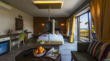 Chambre Familiale, balcon, vue mer