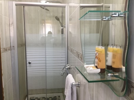 Free toiletries, towels. Amariah Guest House