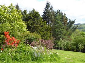 Property grounds - Walkers Retreat with excellent views, large garden and free WiFi (Holne)
