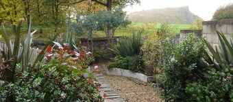 Modern town house minutes from city attractions yet in a quiet location.