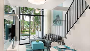 Two Bedroom Garden View Loft Queen - Free Return Transfer (BBT Terminal and Resort)