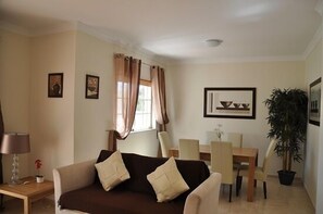 Télévision, cheminée, lecteur de DVD, livres