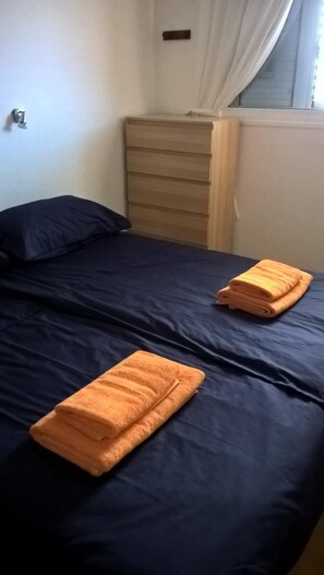 2 bedrooms, in-room safe, iron/ironing board, WiFi