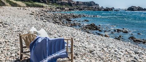 Am Strand, Strandtücher