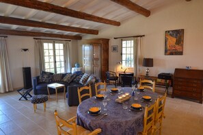 TV, fireplace, DVD player, ping pong