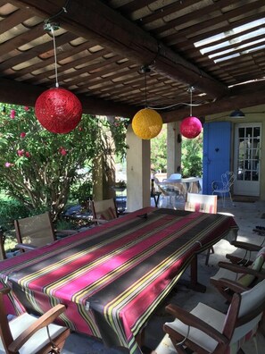 Restauration en plein air