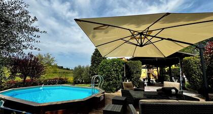 Ferienhaus Butterfly (Erdgeschoss) Tiefe toskanische Landschaft