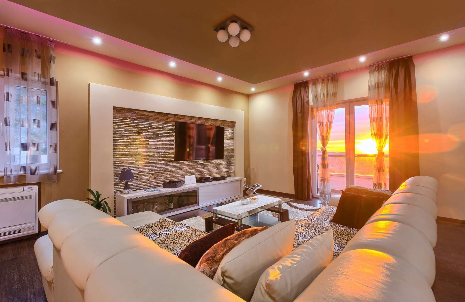 TV, foosball, table tennis