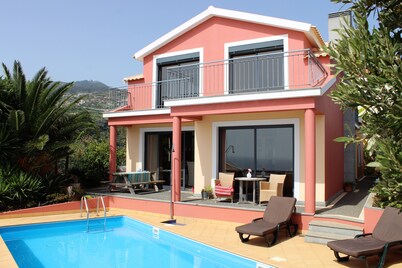 Villa with pool and stunning views near beach Ponta do Sol