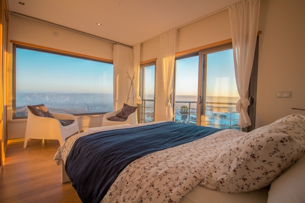 Schlafzimmer mit Meerblick