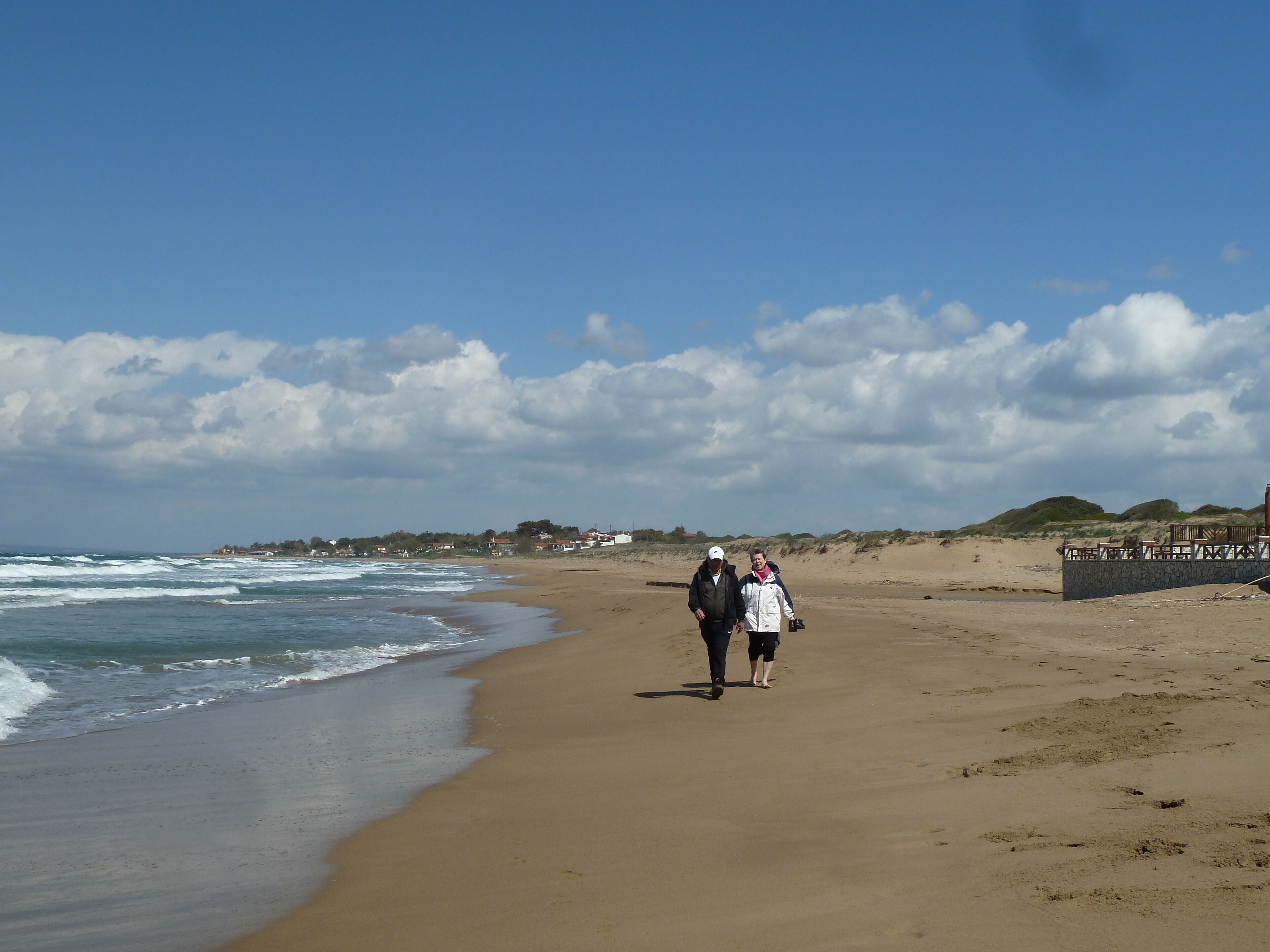 In Strandnähe, Liegestühle