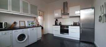 Charm. Stadtfewo, 5 Stars, 2-5 Pers. 120sqm, 2 bedrooms., 2 bathrooms, Dachterr. W-lan