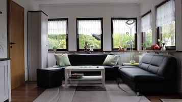 Smart TV, video games, DVD player, books