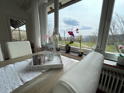Panoramablick 4* apartment, exceptional  view on Freudenstadt and Black Forest