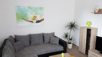 TV, livros, aparelho de som
