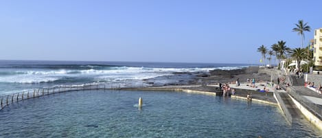 Sun loungers, beach towels