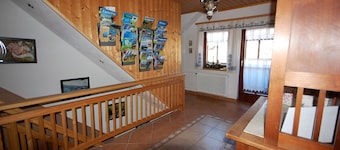 Cottage in the mountains - a typical house with large garden
