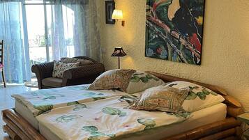 1 chambre, fer et planche Ă repasser, Wi-Fi gratuit, draps fournis