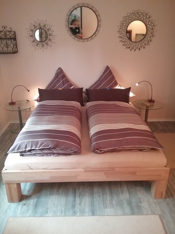 1 bedroom, iron/ironing board, travel crib, free WiFi