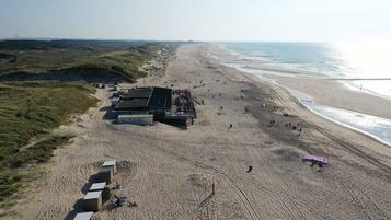 Beach nearby, sun loungers