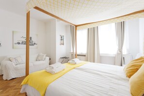 1 室のベッドルーム、アイロン / アイロン台、WiFi (無料)、ベッドシーツ