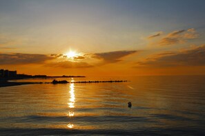 On the beach, sun-loungers - Exclusive apartment "Meerdüne" in direct beach location with balcony and sea view  (Heiligenhafen)