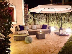 Terrace/patio - Family-friendly villa, close to the beach, air conditioning, WiFi, heating (Cala Murada)
