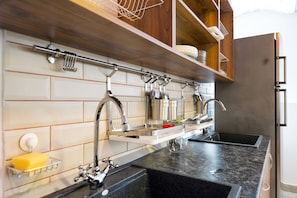Shared Dormitory, Men only, Shared Bathroom (1 bed in 4 person dorm) | Shared kitchen | Fridge, microwave, stovetop, dishwasher