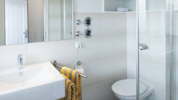 Shower, hair dryer