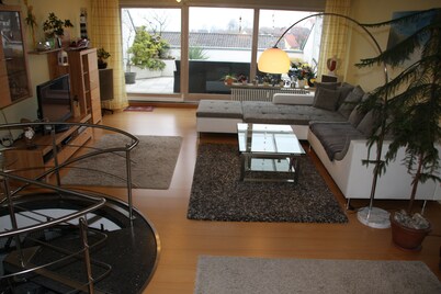 Spacious apartment with stunning views of Lake Constance and the mountains