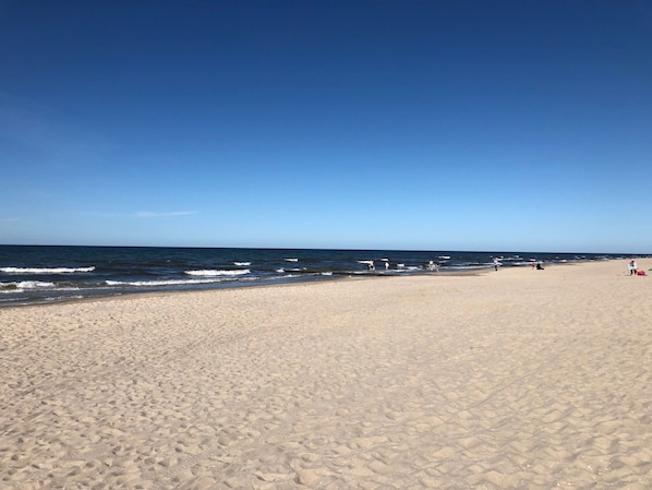 On the beach