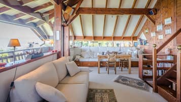 TV, fireplace, stereo