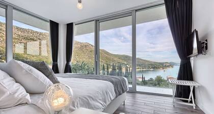 Villa La Mer - modern villa near Dubrovnik for twelve guests with a pool by MyWaycation