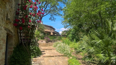 Stone house with pool in a unique location. 