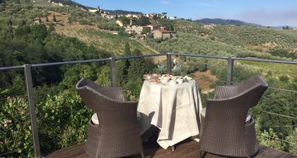 Appartement with pool, located between olive treees and wine rapes