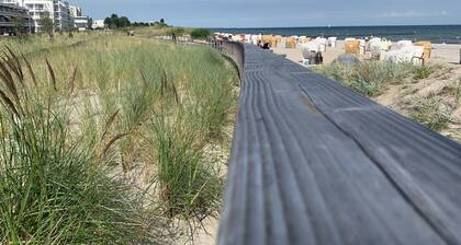 Great vacation apartment with 2 bedrooms, sauna, bathtub, fireplace, balcony, wifi