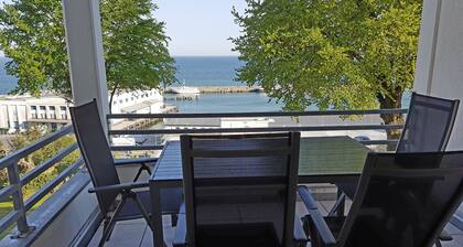 4 star **** apartment with panoramic sea view, 1st row, Sassnitz auf Rügen