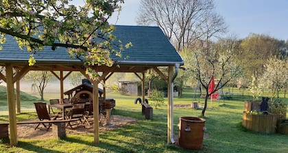 6 cottages ideal for family gatherings near the Spreewald.