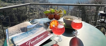 Villa in the countryside with 2 apartments, private swimming pool, party room and lake view