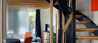 Living on three levels - 2.5 room semi-detached house with terrace and private access